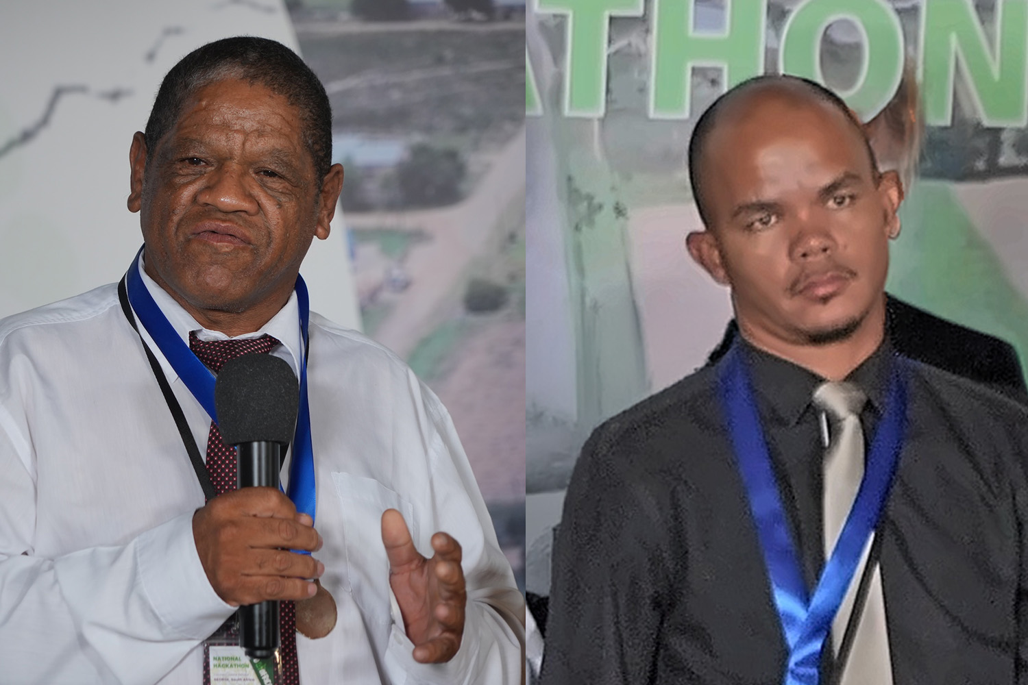 Teachers Leon October and Marco Engelbrecht